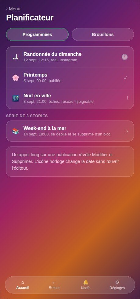 Suivre et modifier la file