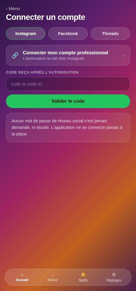 Connecter un compte
